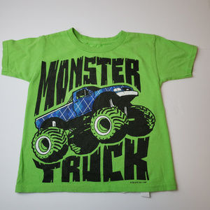 Buzz Cuts Boys T-Shirt Size S (4) Monster Truck